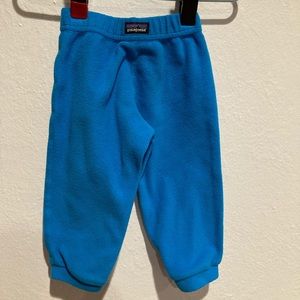 Patagonia Fleece Pants sz 6-12 months baby
